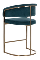 Blue Cantilevered Counter Stool by Splendido Marris, alternate view 5