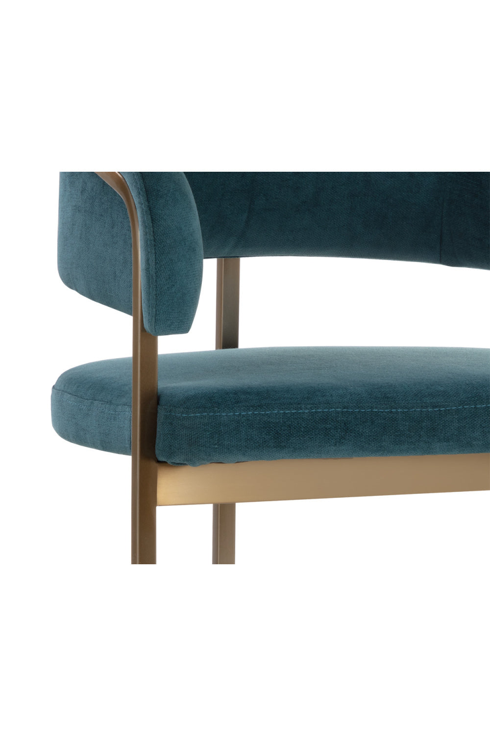 Blue Cantilevered Counter Stool by Splendido Marris, alternate view 7