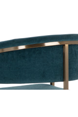 Blue Cantilevered Counter Stool by Splendido Marris, alternate view 8