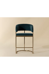 Blue Cantilevered Counter Stool by Splendido Marris, alternate view 9