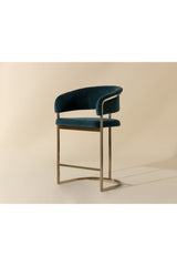 Blue Cantilevered Counter Stool by Splendido Marris, alternate view 10