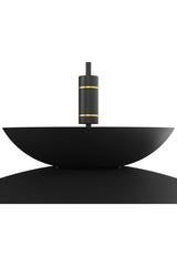 Black Tiered Pendant Light by Splendido Timea Chandelier, alternate view 5