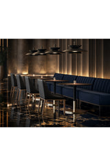 Black Tiered Pendant Light by Splendido Timea Chandelier, alternate view 8