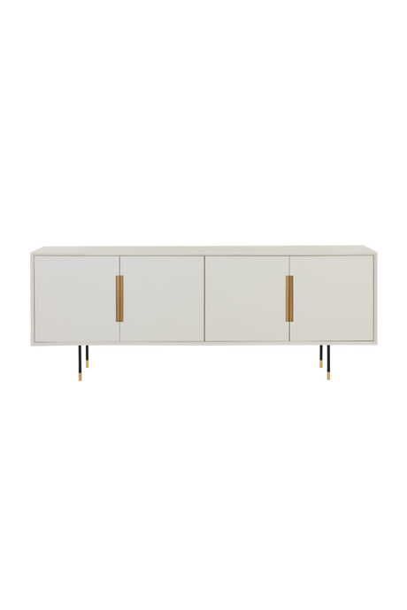 4-Door Cream Modern Sideboard by Splendido Danbury