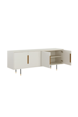4-Door Cream Modern Sideboard by Splendido Danbury, alternate view 5