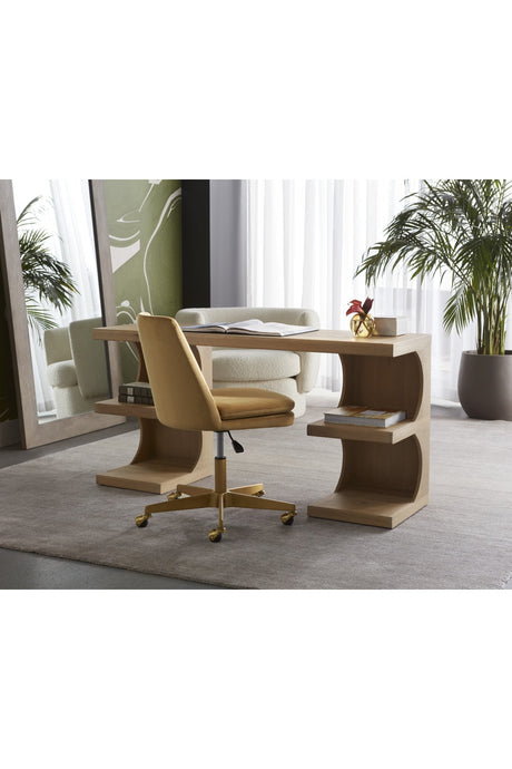 Matte Gold Base Office Chair by Splendido Berget Accent Chair, alternate view 25