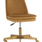 Matte Gold Base Office Chair by Splendido Berget Accent Chair, alternate view 14