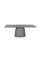Gray Indoor/Outdoor Dining Table by Splendido Cavallini