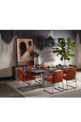 Gray Indoor/Outdoor Dining Table by Splendido Cavallini, alternate view 8