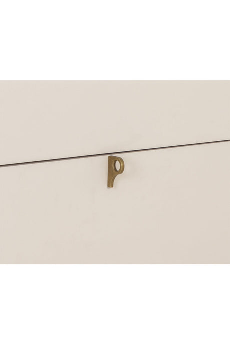 Cream Wood 2-Drawer Nightstand by Splendido Celine, alternate view 20