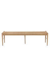 Natural Rope Bench by Splendido Moira, alternate view 3