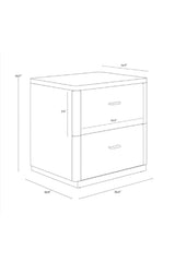 Rope Wrapped 2-Door Nightstand by Splendido Etienne, alternate view 18