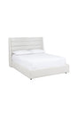 White Vertical-Tufted Queen Bed by Splendido Emmit