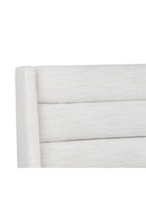 White Vertical-Tufted Queen Bed by Splendido Emmit, alternate view 3