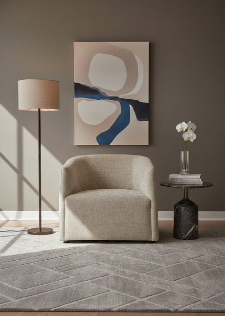 Curved Back Lounge Chair by Splendido Serenade Accent Chair, alternate view 2