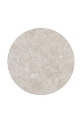 Gray Marble Round End Table by Splendido Orlo Side Table, alternate view 5