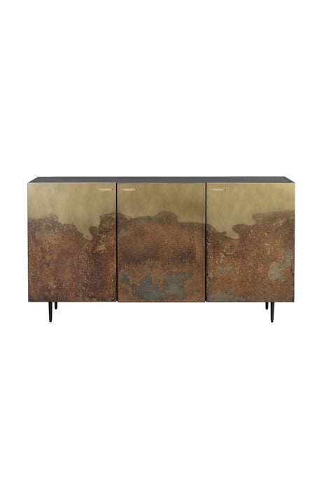 Ombre Antique Brass 3-Door Sideboard by Splendido Auburn, alternate view 3