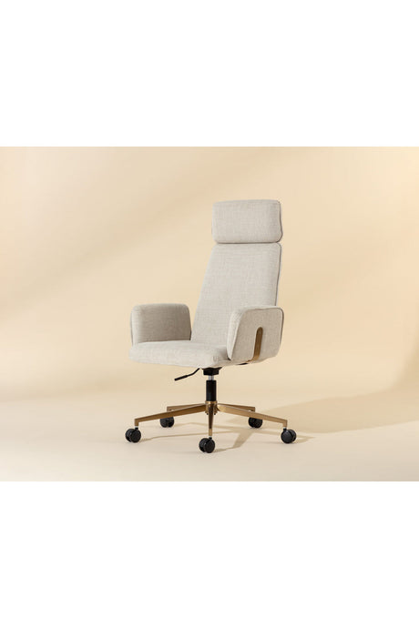 Curved Upholstered Office Chair by Splendido Kalev, alternate view 10