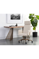 Curved Upholstered Office Chair by Splendido Kalev, alternate view 12