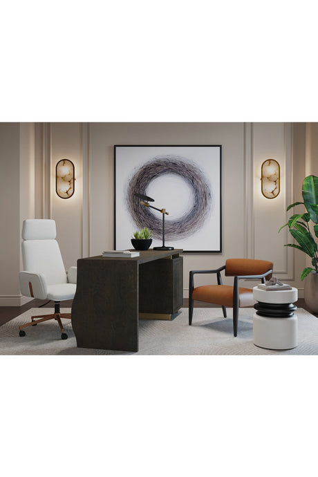 Curved Upholstered Office Chair by Splendido Kalev, alternate view 13