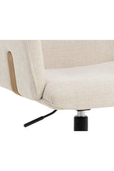 Curved Upholstered Office Chair by Splendido Kalev, alternate view 8