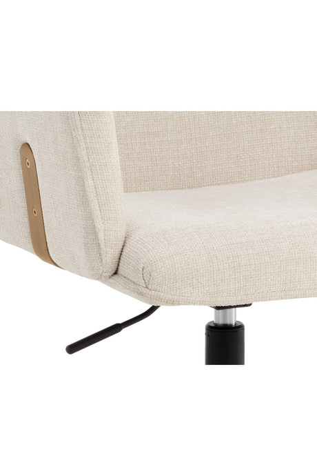 Curved Upholstered Office Chair by Splendido Kalev, alternate view 8