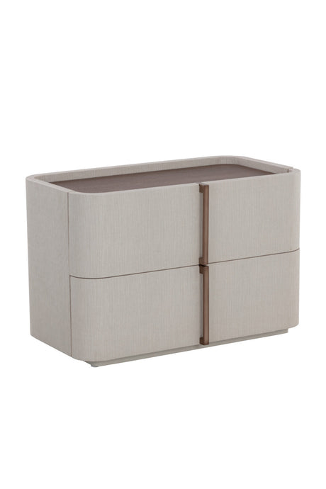 Leather-Look 2-Drawer Nightstand by Splendido Jamille, alternate view 29