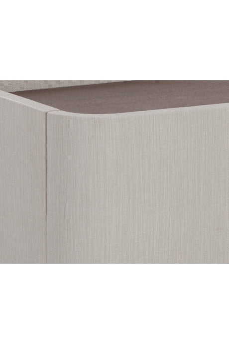 Leather-Look 2-Drawer Nightstand by Splendido Jamille, alternate view 36
