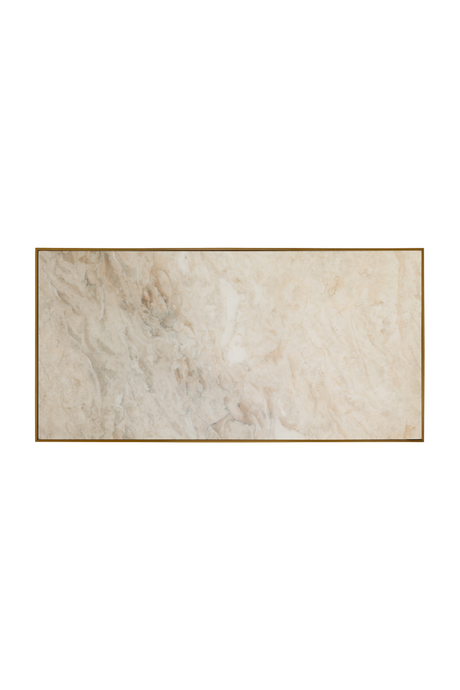 Beige Marble Rectangular Coffee Table by Splendido Kamali, alternate view 5
