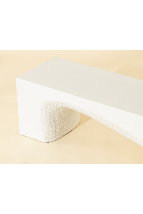 Textured Concrete Bench by Splendido Soma, alternate view 6