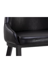 Low-Back Leather Look Bar Stool by Splendido Astra Barstool, alternate view 28