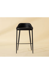 Low-Back Leather Look Bar Stool by Splendido Astra Barstool, alternate view 31