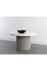 Round Marble-Look Indoor/Outdoor Dining Table by Splendido Nicolette, alternate view 13