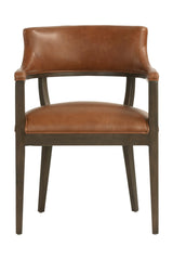 Oak Framed Leather Dining Chair by Splendido Brylea, alternate view 3