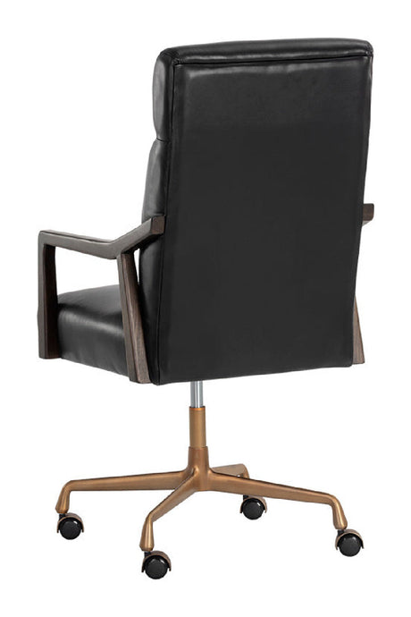 High-Back Leather Office Chair by Splendido Collin, alternate view 16