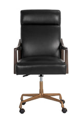 High-Back Leather Office Chair by Splendido Collin, alternate view 12