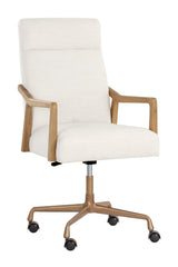 High-Back Ivory Office Chair by Splendido Collin, alternate view 3