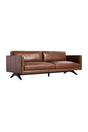 Oak‑Leg Leather Sofa by Splendido Rogers