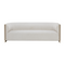Gold Inlay Curved Sofa by Splendido Larron, alternate view 3