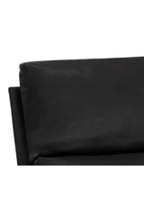 Scooped Leather Lounge Chair by Splendido Zancor Accent Chair, alternate view 23