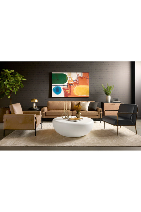 Contemporary Round Indoor/Outdoor Coffee Table by Splendido Lolite, alternate view 6