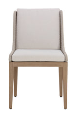 Contemporary Indoor/Outdoor Teak & Woven Dining Chair by Splendido Sorrento Outdoor Dining Chair
