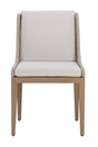 Contemporary Indoor/Outdoor Teak & Woven Dining Chair by Splendido Sorrento Outdoor Dining Chair