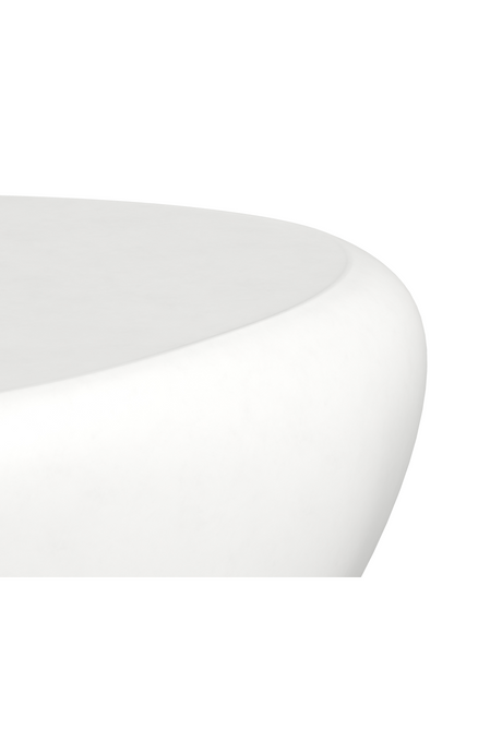 Sculpted Concrete Indoor/Outdoor Coffee Table by Splendido Corvo, alternate view 6