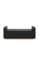 Channel-Tufted Fabric Bench by Splendido Odette, alternate view 11