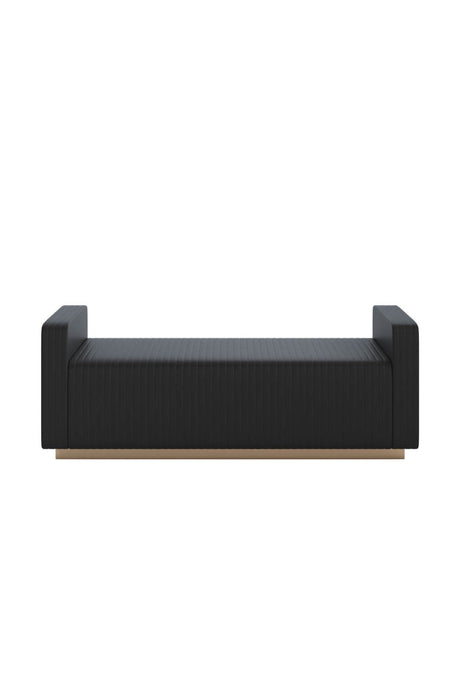 Channel-Tufted Fabric Bench by Splendido Odette, alternate view 11