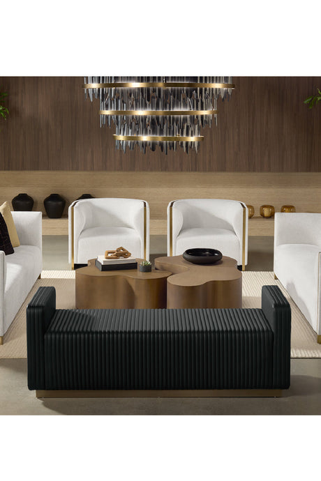 Channel-Tufted Fabric Bench by Splendido Odette, alternate view 15