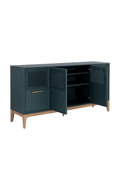 Teal Oak Sideboard by Splendido Rivero, alternate view 4