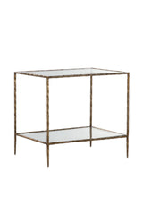 Hand-hammered Metal Nightstand by Splendido Emine, alternate view 3