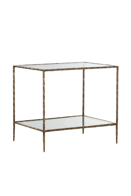 Hand-hammered Metal Nightstand by Splendido Emine, alternate view 3